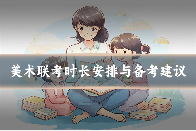 美术联考时长安排与备考建议