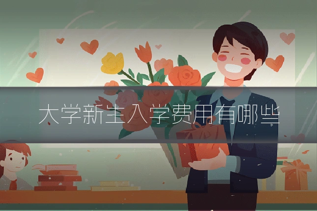 大学新生入学费用有哪些