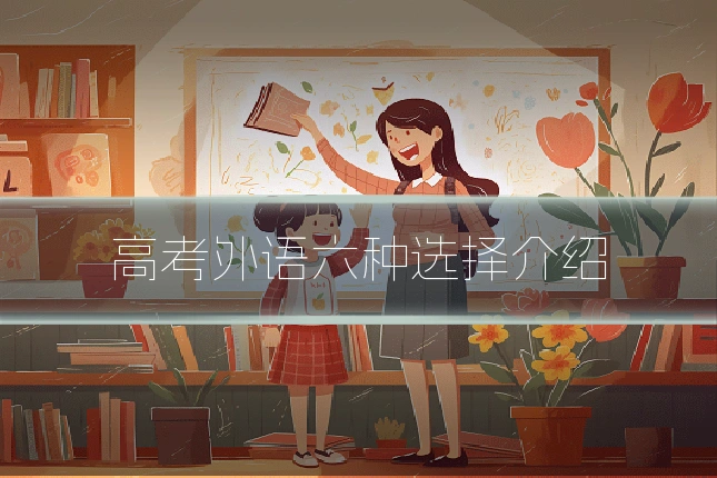 高考外语六种选择介绍