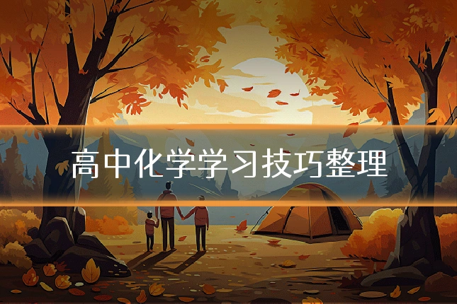 高中化学学习技巧整理