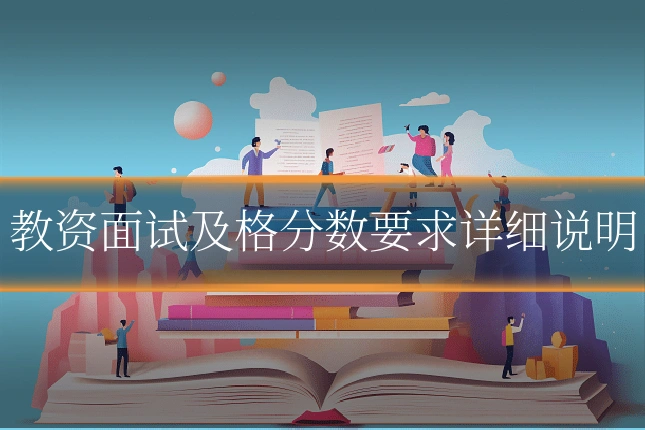 教资面试及格分数要求详细说明