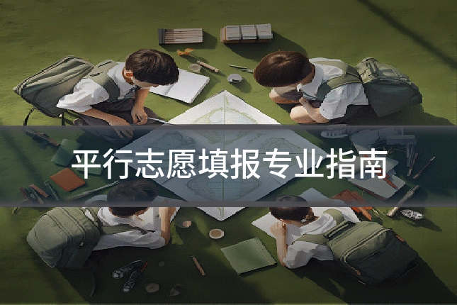 平行志愿填报专业指南