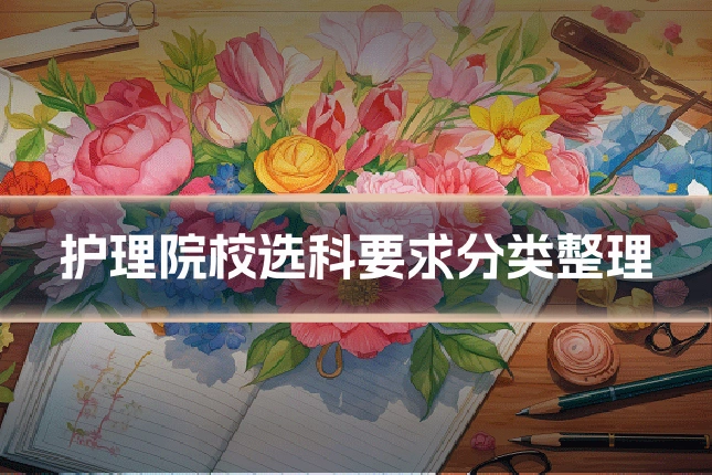 护理院校选科要求分类整理