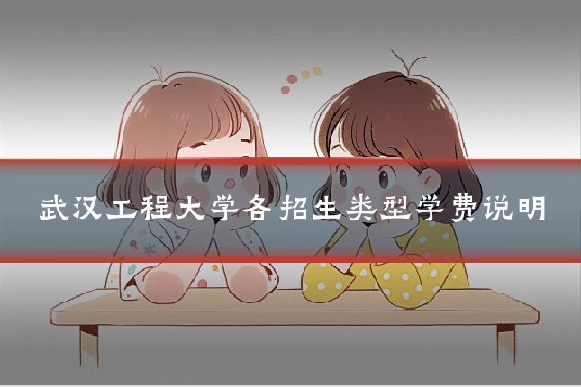 武汉工程大学各招生类型学费说明