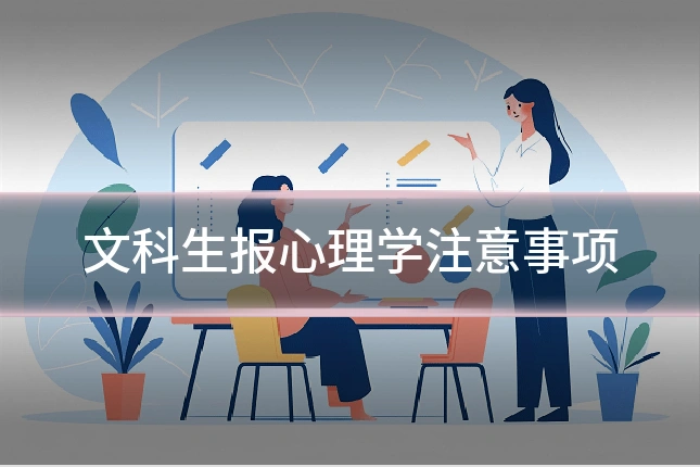 文科生报心理学注意事项