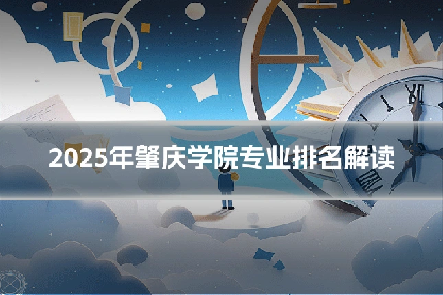 2025年肇庆学院专业排名解读