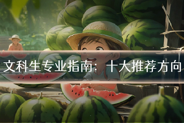 文科生专业指南:十大推荐方向