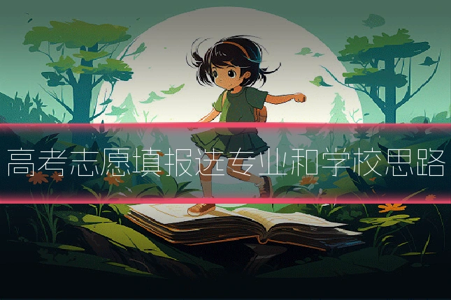 高考志愿填报选专业和学校思路