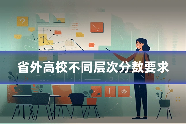省外高校不同层次分数要求
