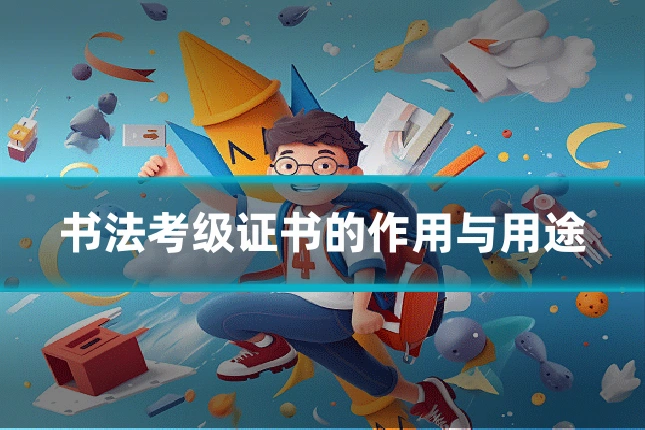 书法考级证书的作用与用途
