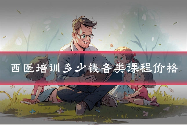 西医培训多少钱各类课程价格