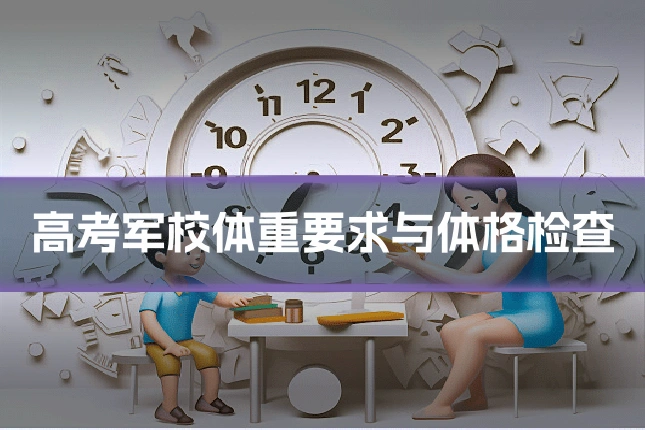 高考军校体重要求与体格检查