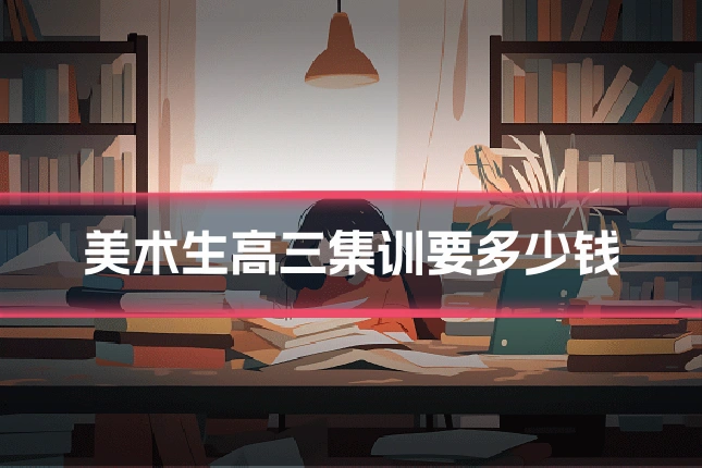 美术生高三集训要多少钱