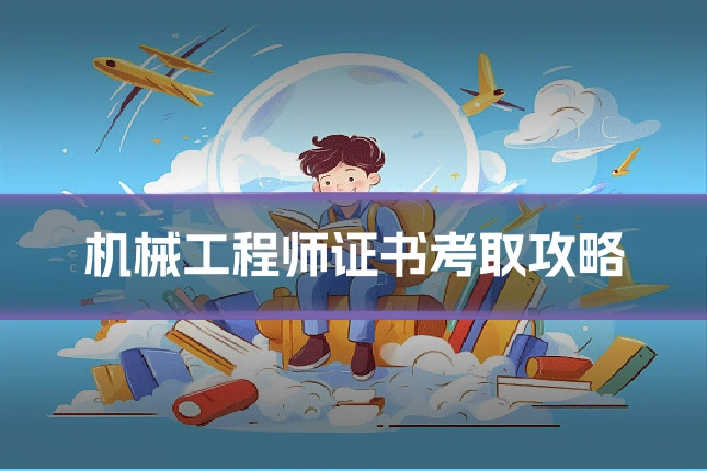 机械工程师证书考取攻略