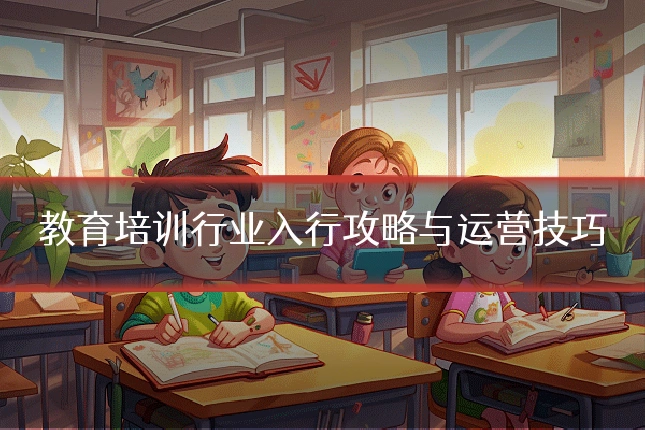 教育培训行业入行攻略与运营技巧