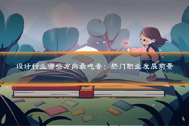设计行业哪些方向最吃香:热门职业发展前景