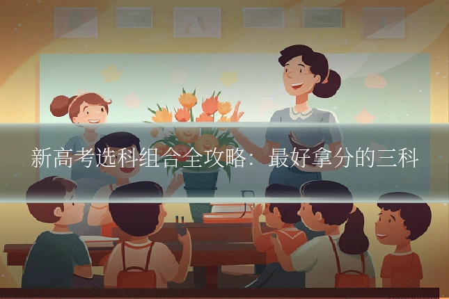 新高考选科组合全攻略:最好拿分的三科