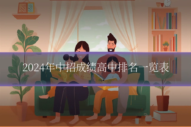 2024年中招成绩高中排名一览表