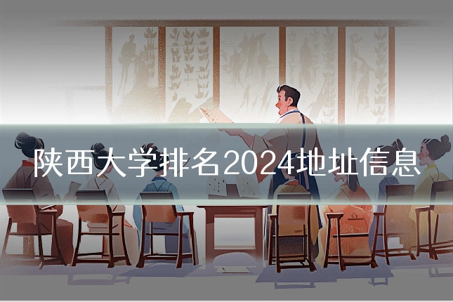 陕西大学排名2024地址信息