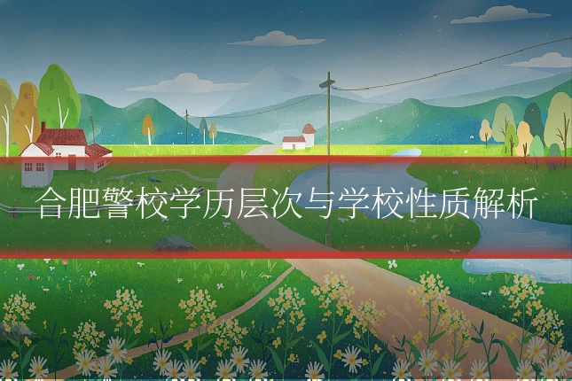 合肥警校学历层次与学校性质解析