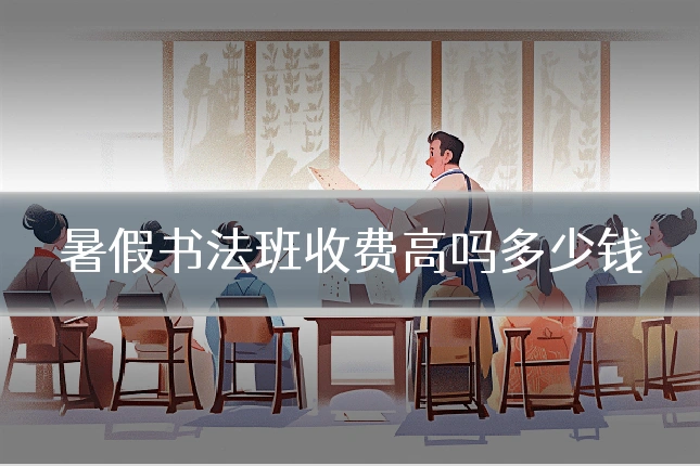 暑假书法班收费高吗多少钱