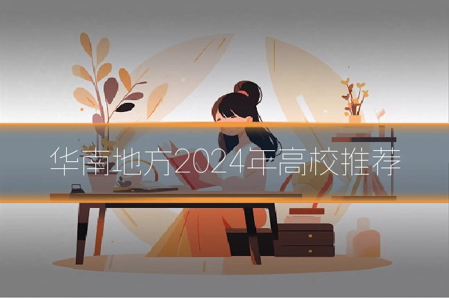 华南地方2024年高校推荐