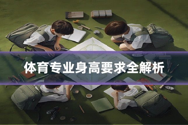 体育专业身高要求全解析
