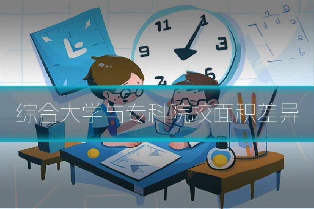 综合大学与专科院校面积差异