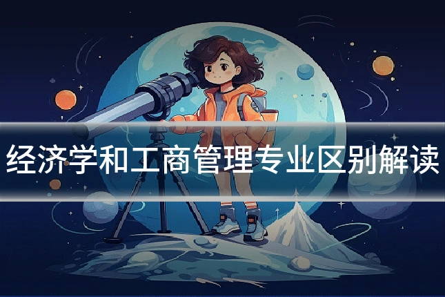 经济学和工商管理专业区别解读
