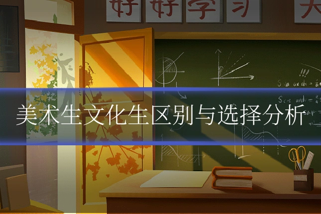 美术生文化生区别与选择分析