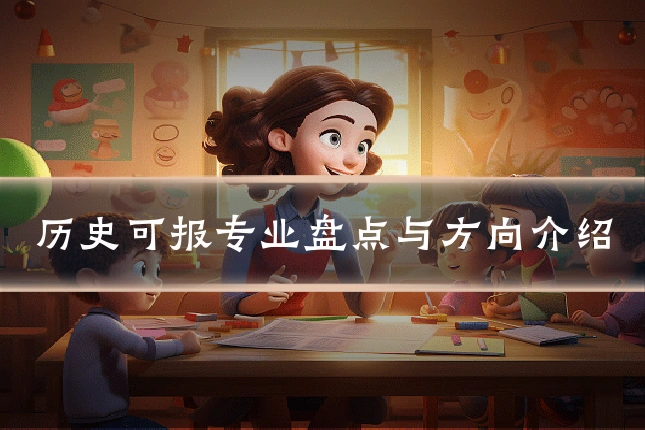 历史可报专业盘点与方向介绍