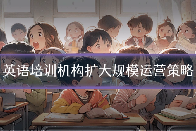 英语培训机构扩大规模运营策略