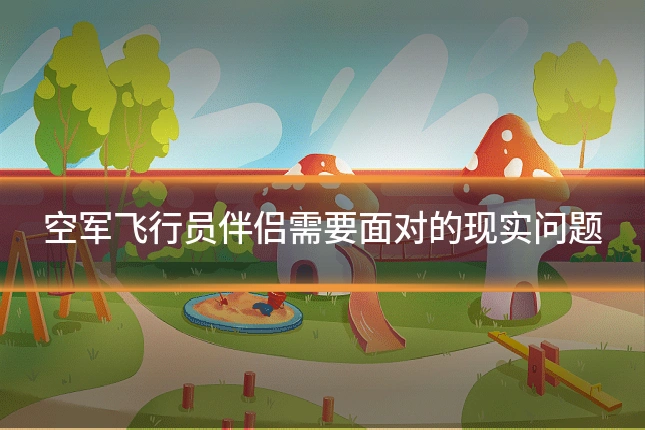 空军飞行员伴侣需要面对的现实问题