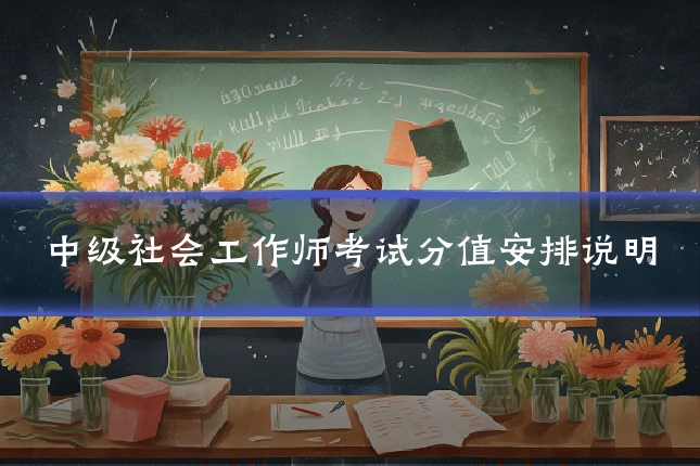 中级社会工作师考试分值安排说明