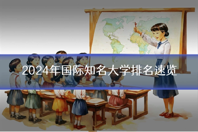 2024年国际知名大学排名速览