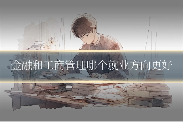 金融和工商管理哪个就业方向更好