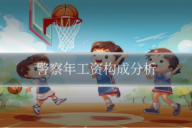 警察年工资构成分析