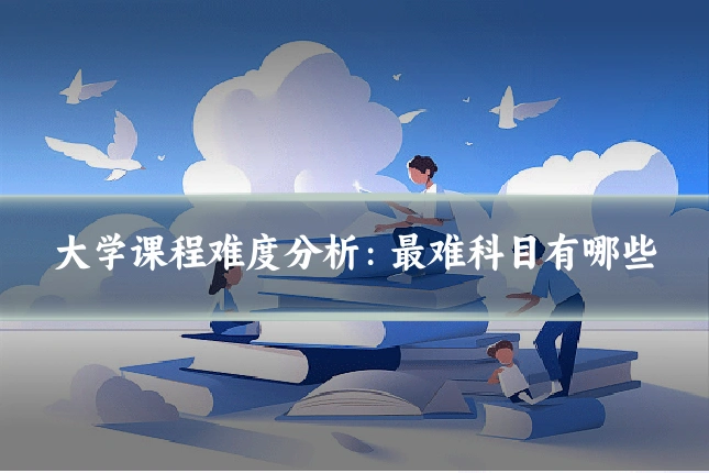 大学课程难度分析:最难科目有哪些