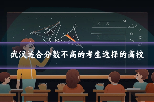 武汉适合分数不高的考生选择的高校