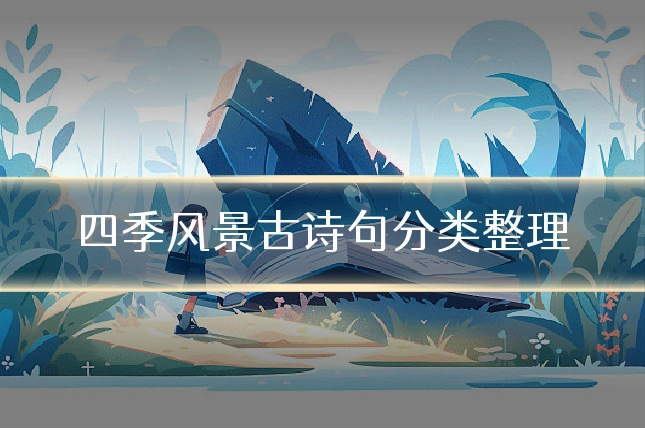 四季风景古诗句分类整理