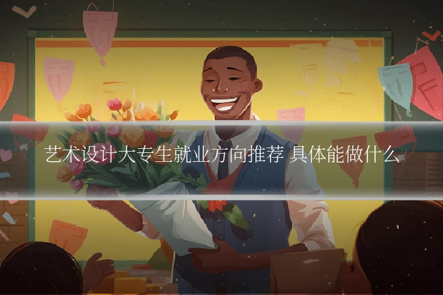 艺术设计大专生就业方向推荐 具体能做什么