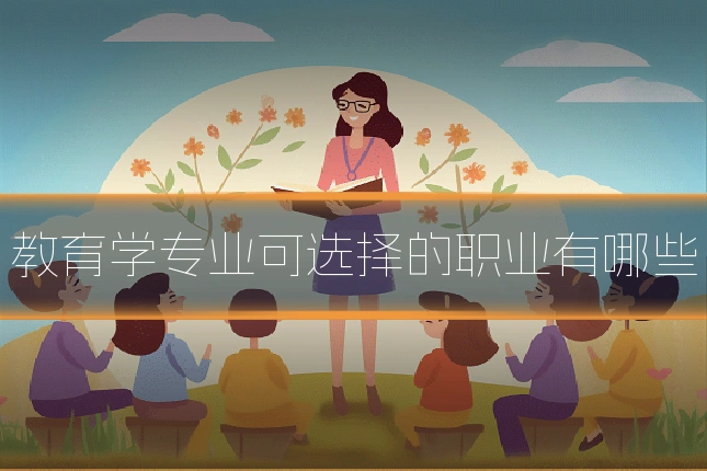 教育学专业可选择的职业有哪些