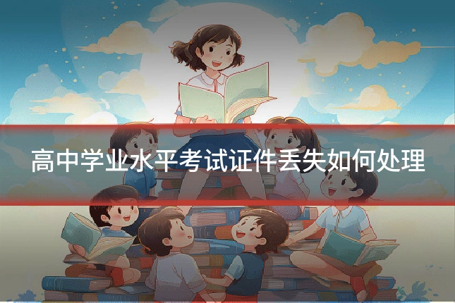 高中学业水平考试证件丢失如何处理