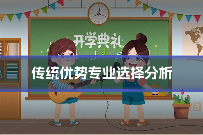 传统优势专业选择分析