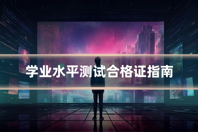 学业水平测试合格证指南