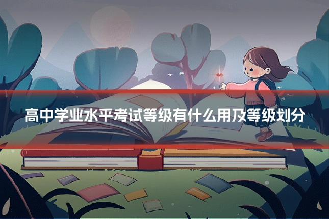 高中学业水平考试等级有什么用及等级划分