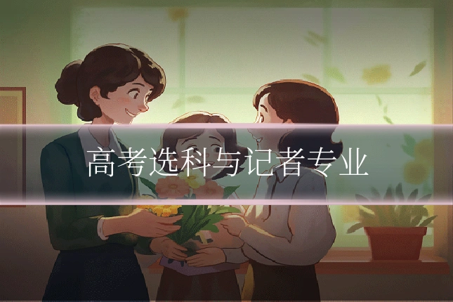 高考选科与记者专业