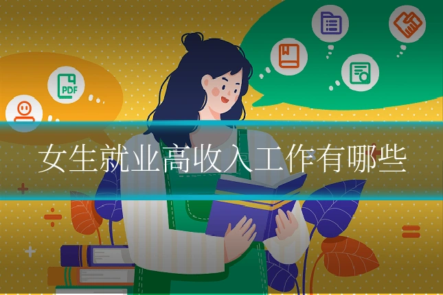 女生就业高收入工作有哪些