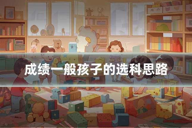 成绩一般孩子的选科思路