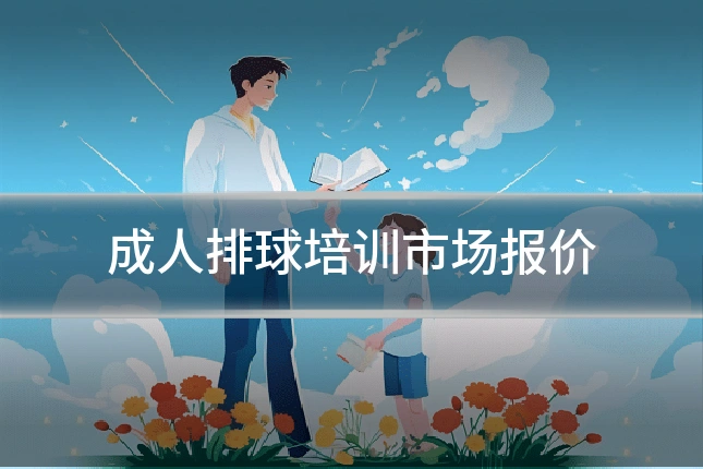 成人排球培训市场报价